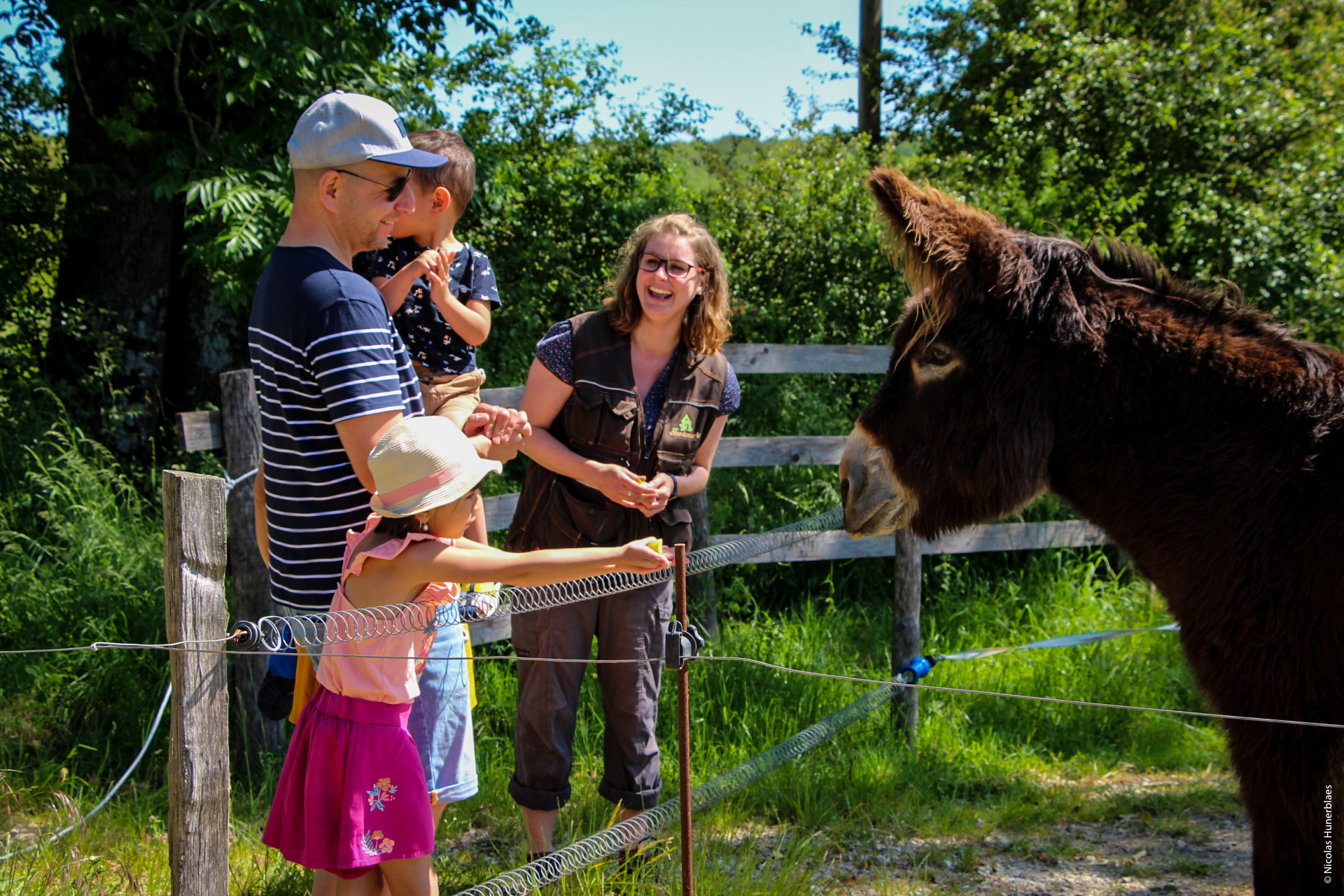Sortie famille ferme La Hardonnerie